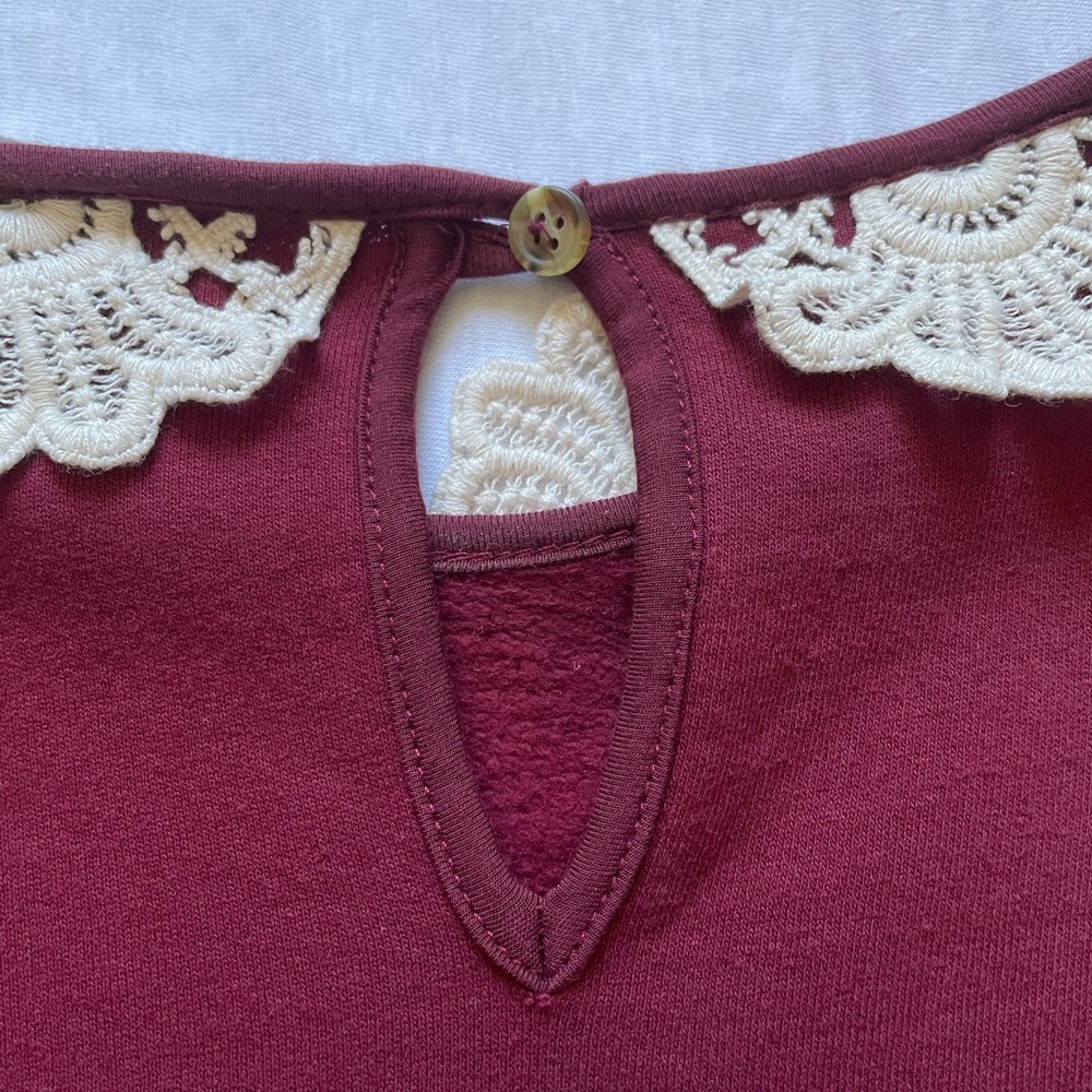 BOGO 🛍️ Urban Outfitters Preppy Fleece Lined Sweatshirt - Picture 5 of 6